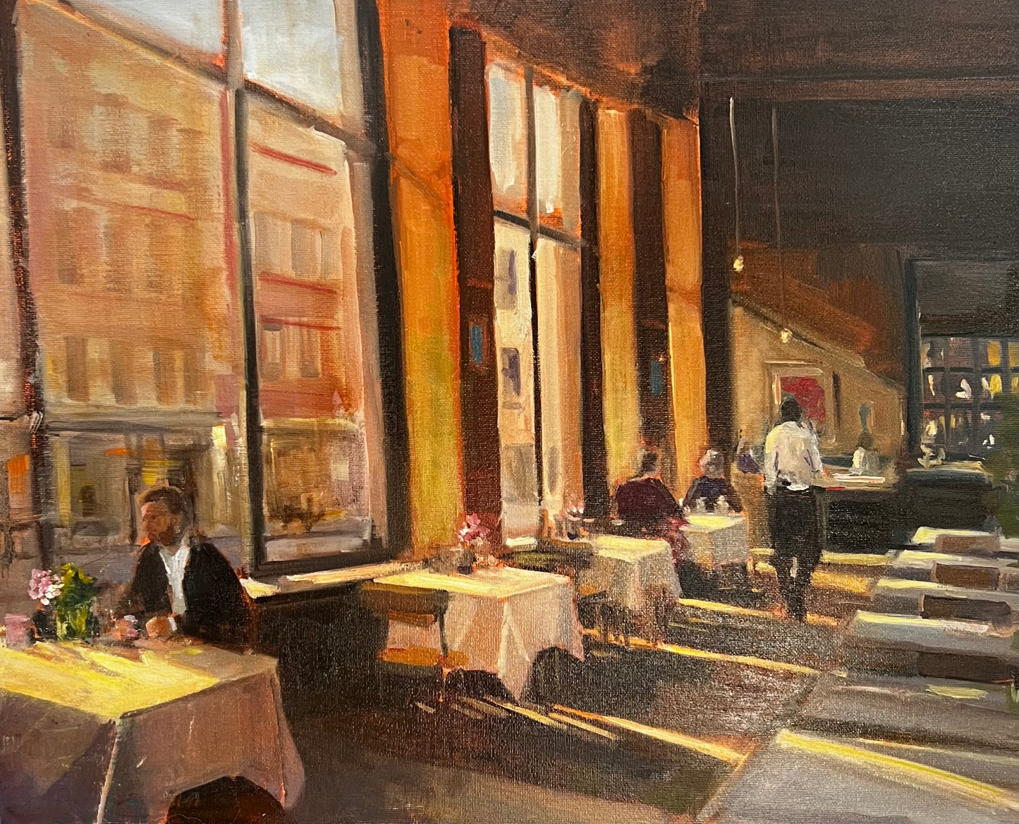 Lunch in the afternoon