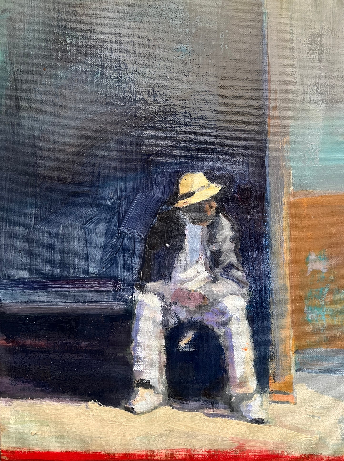 Man On A Bench